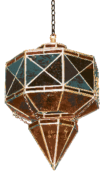 Moroccan style hanging lamp